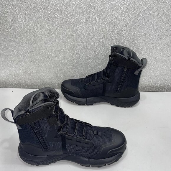 NEW UNDER ARMOUR UA Charged Valsetz Tactical Boots Black Zip Men’s Size 7 - Picture 3 of 9